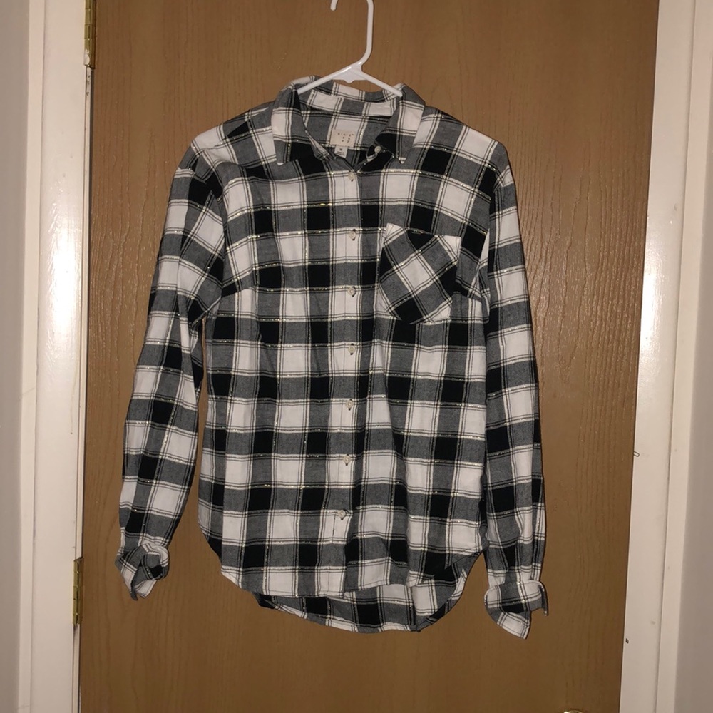 Plaid button up